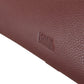 Elegant Wine Leather Tote with Adjustable Strap