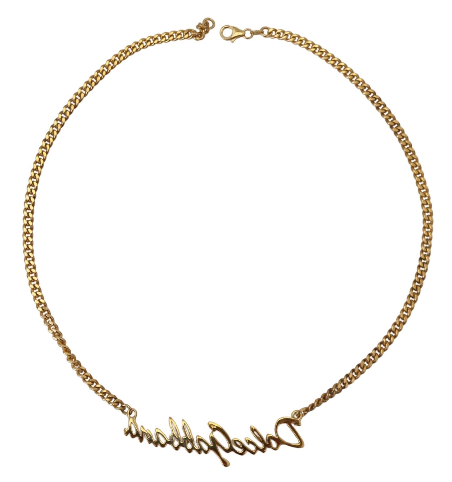 Golden Elegance Sterling Silver Necklace