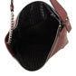 Elegant Wine Leather Tote with Adjustable Strap