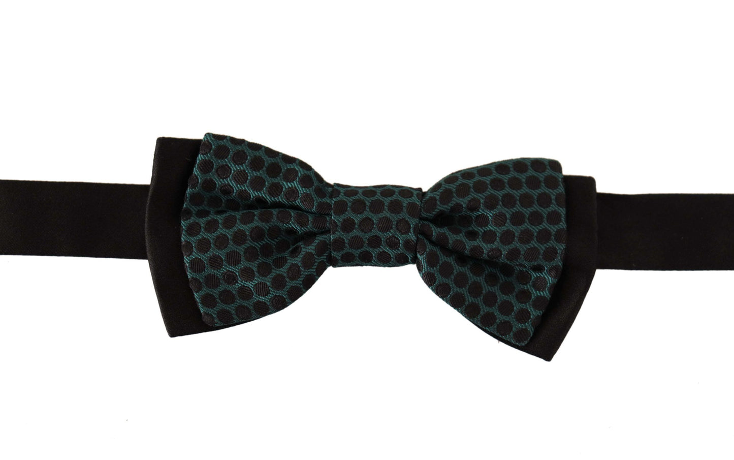 Elegant Polka Dot Silk Bow Tie