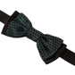 Elegant Polka Dot Silk Bow Tie