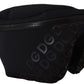 Chic Black Belt Fanny Bag