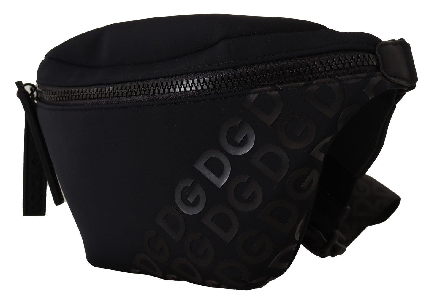 Chic Black Belt Fanny Bag