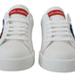 White Portofino Logo Classic Sneakers Shoes