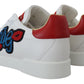 White Portofino Logo Classic Sneakers Shoes