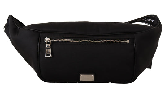 Elegant Black Waist Belt Bag