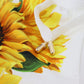 Sunflower Print Cotton Sweatpants