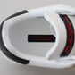 White Logo Patch Embellished Sneakers Shoes