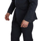 Elegant Blue Two-Piece Suit