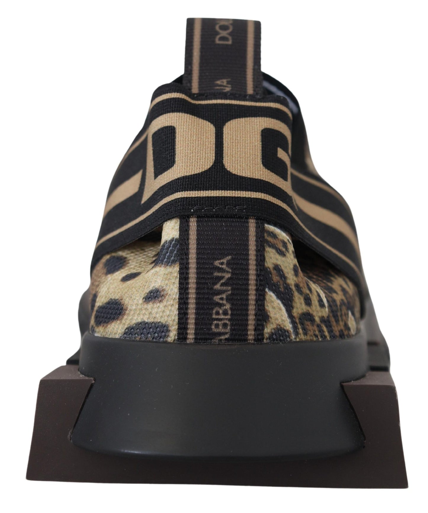 Chic Leopard Print Cotton Sneakers