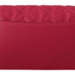 Chic Peony Pink Leather Crossbody Bag