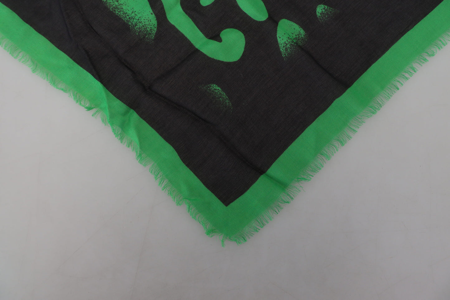 Elegant Green Square Scarf