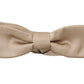 Dazzling Gold Silk Bow Tie