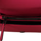 Chic Peony Pink Leather Crossbody Bag