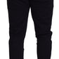 Black Cotton #DGFamily Sequined Jogger Pants