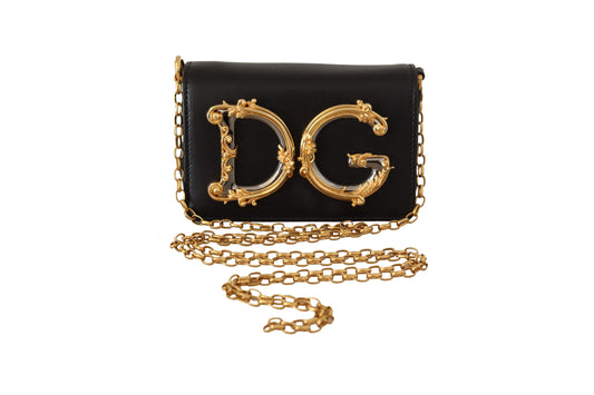 Elegant Micro Mini Gold Detail Evening Bag