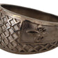 Exquisite Silver Mens Statement Ring