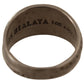 Exquisite Silver Mens Statement Ring