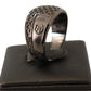 Exquisite Silver Mens Statement Ring