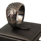 Exquisite Silver Mens Statement Ring