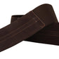 Elegant Brown Leather Waist Belt for Women