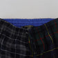 Multicolor Checkered Wool Men Jogger Pants