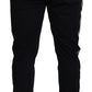 Black DG Print Mens Jogger Pants