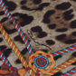 Elegant Leopard Silk Square Scarf