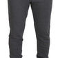 Gray Cotton Men Jogger  Pants