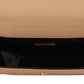 Elegant Nude Leather Crossbody Bag