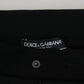 Black Wool Horseshoe Jogger Pants