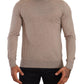 Timeless Beige Wool Turtleneck Sweater