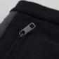 Black Wool Horseshoe Jogger Pants