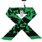 Elegant Silk Bandeau Scarf with Logo Print