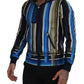 Multicolor Striped Cotton Hoodie