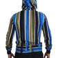 Multicolor Striped Cotton Hoodie