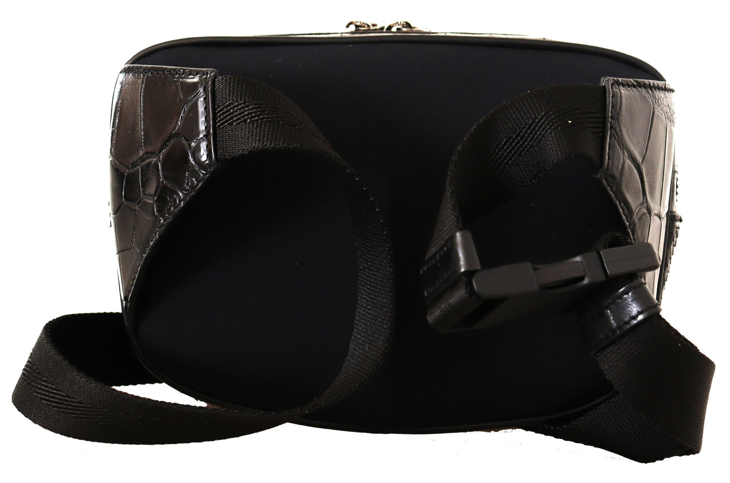 Elegant Caiman Leather Fanny Waist Pouch