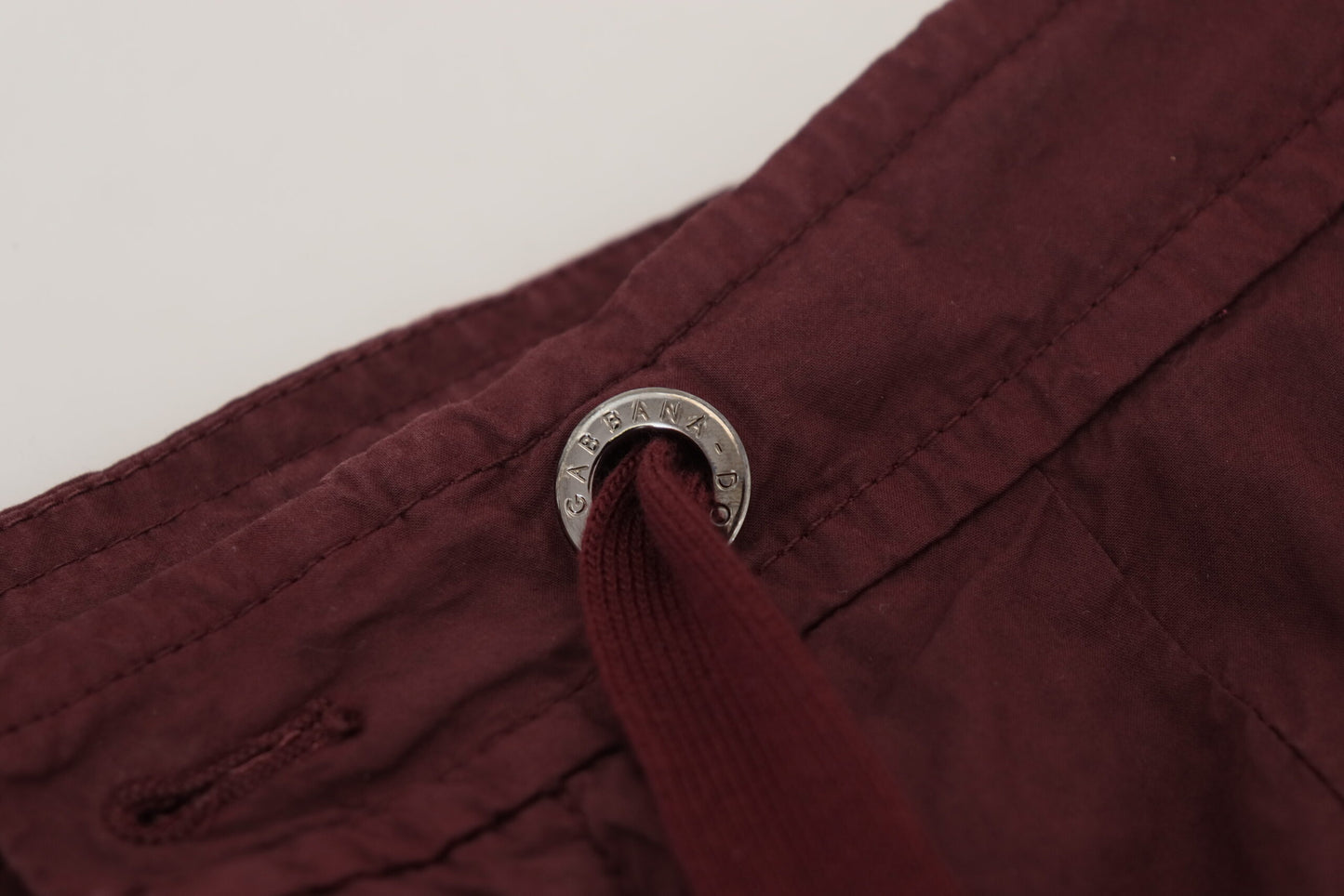 Bordeaux Cotton Cargo Jogger Sweatpants Pants