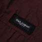 Bordeaux Cotton Cargo Jogger Sweatpants Pants