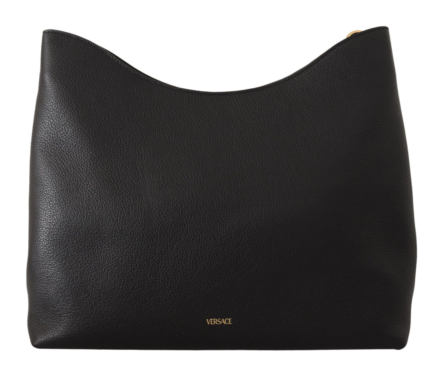 Elegant Black Leather Shoulder Bag