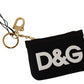 Elegant Monochrome Logo Keyring