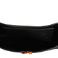 Elegant Black Leather Shoulder Bag