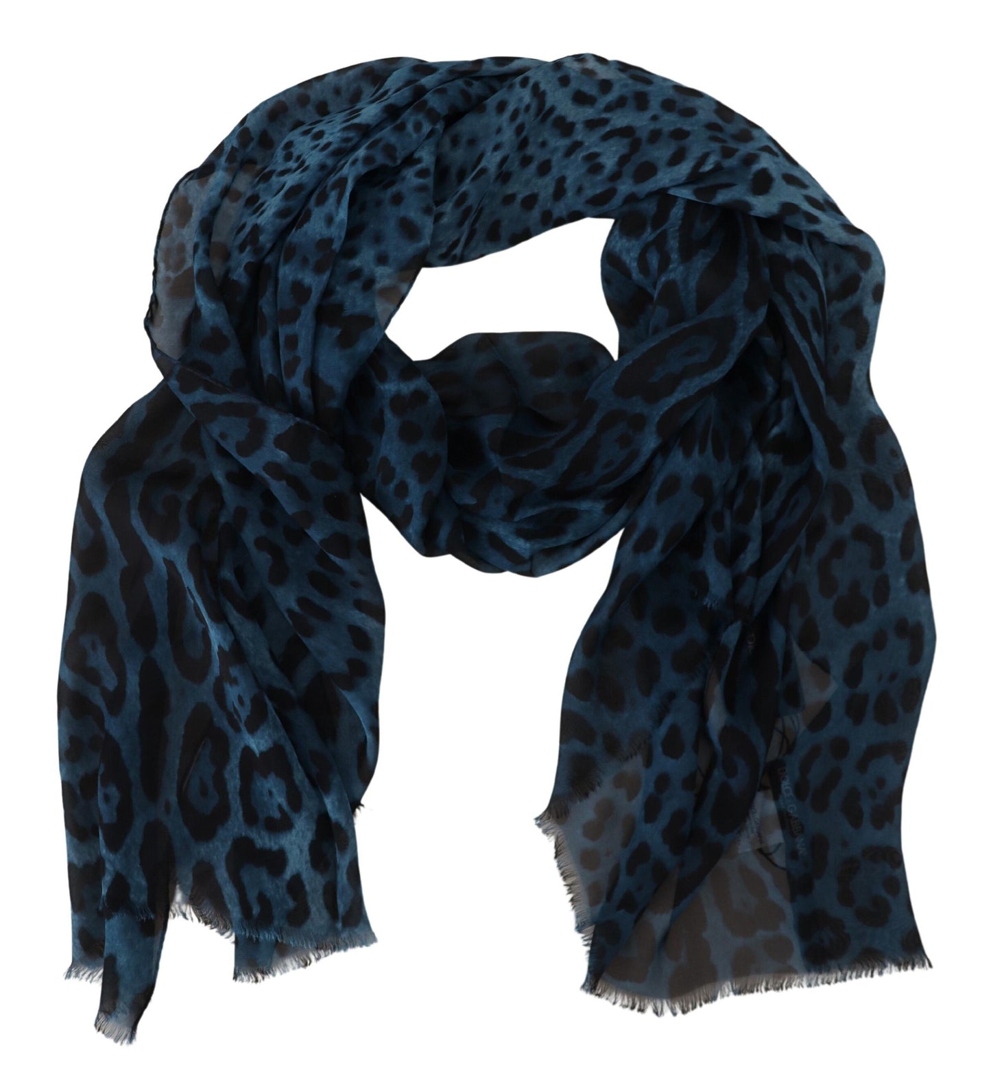 Elegant Leopard Silk Scarf