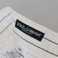 White Stripes Cotton Skinny Chino Pants