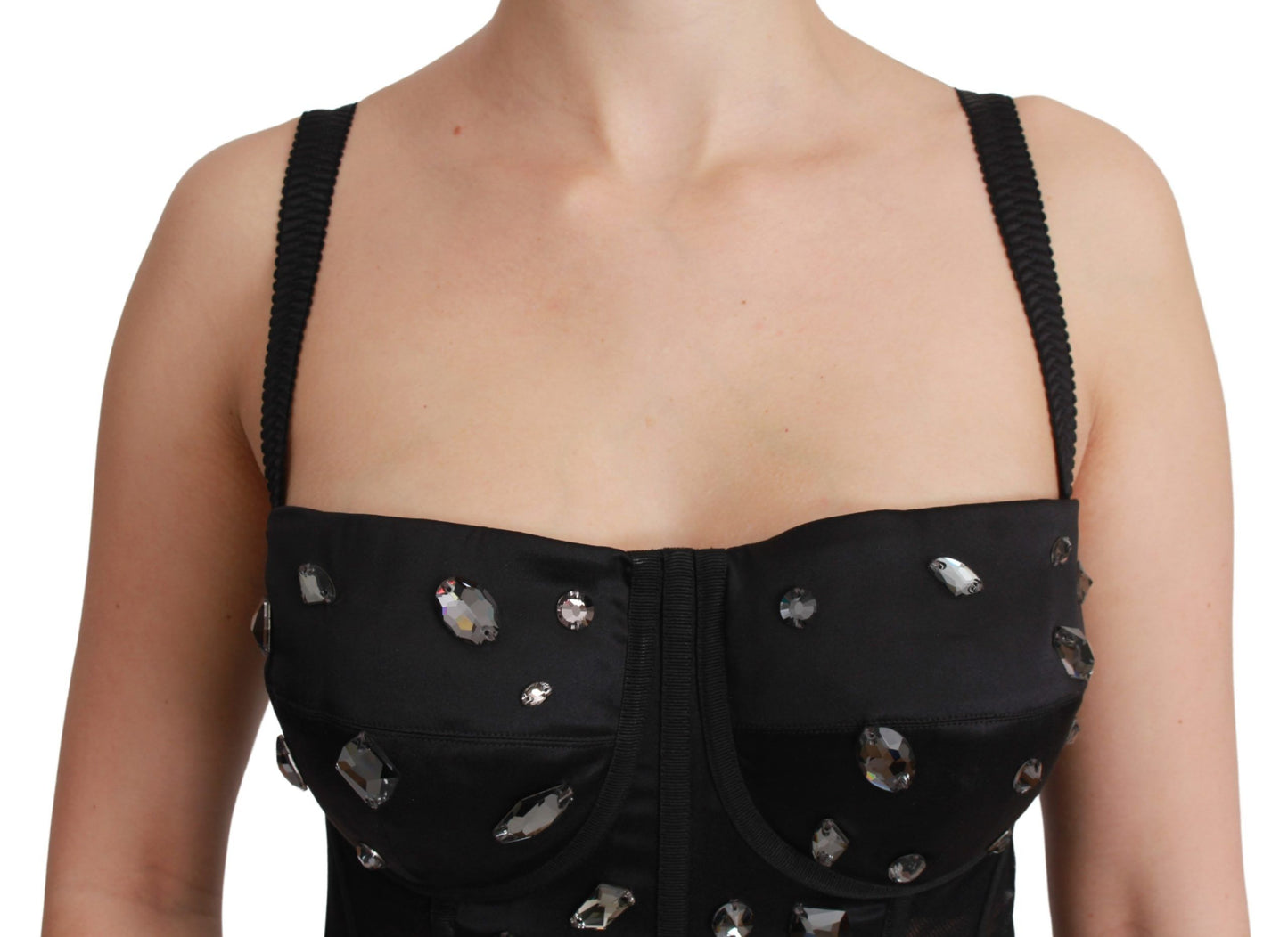 Elegant Sleeveless Bustier Corset Top