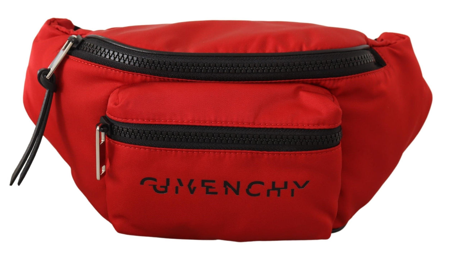 Elegant Red Large Bum Belt Bag