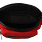 Elegant Red Large Bum Belt Bag