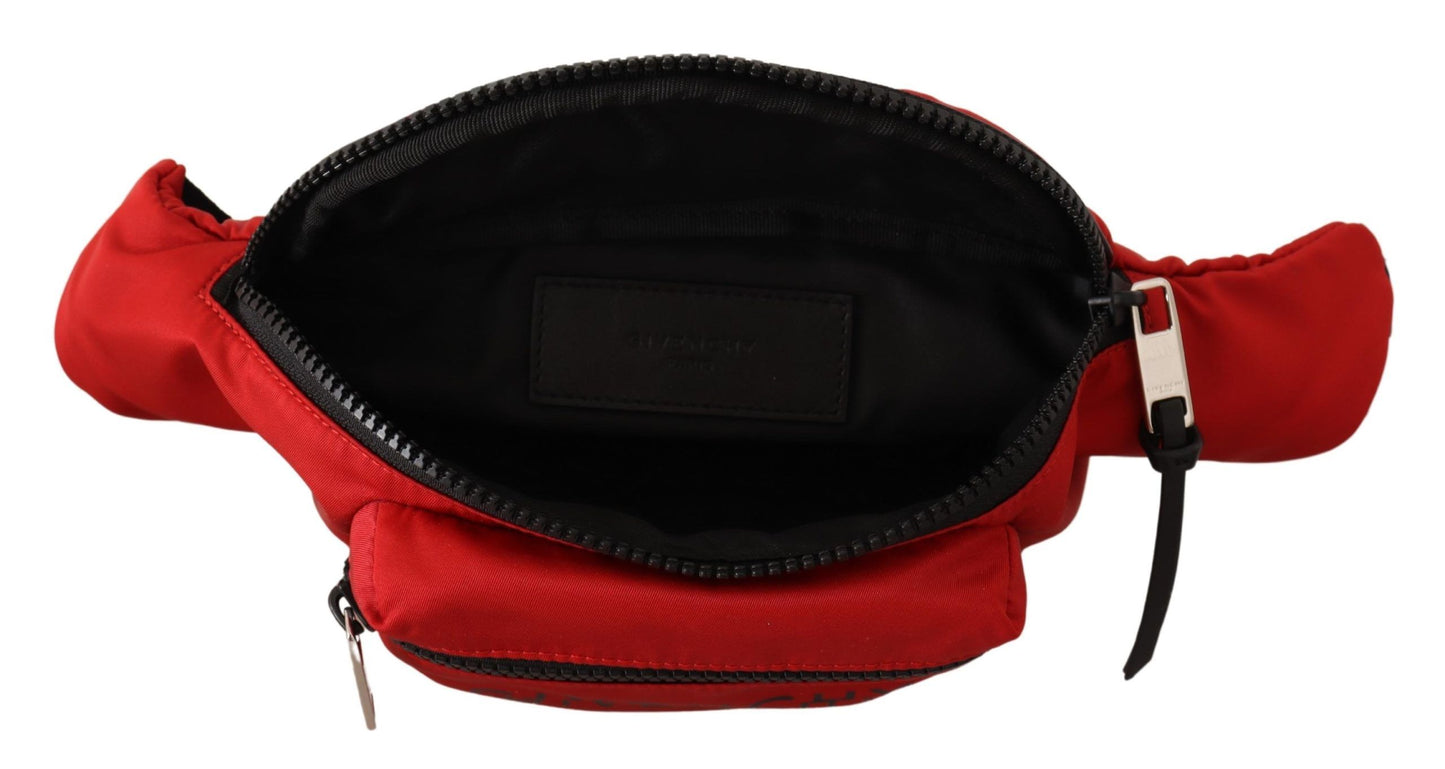 Elegant Red Large Bum Belt Bag