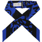 Elegant Silk Bandeau Scarf in Blue