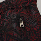 Red Acetate Floral Printed Men Jogger Pants